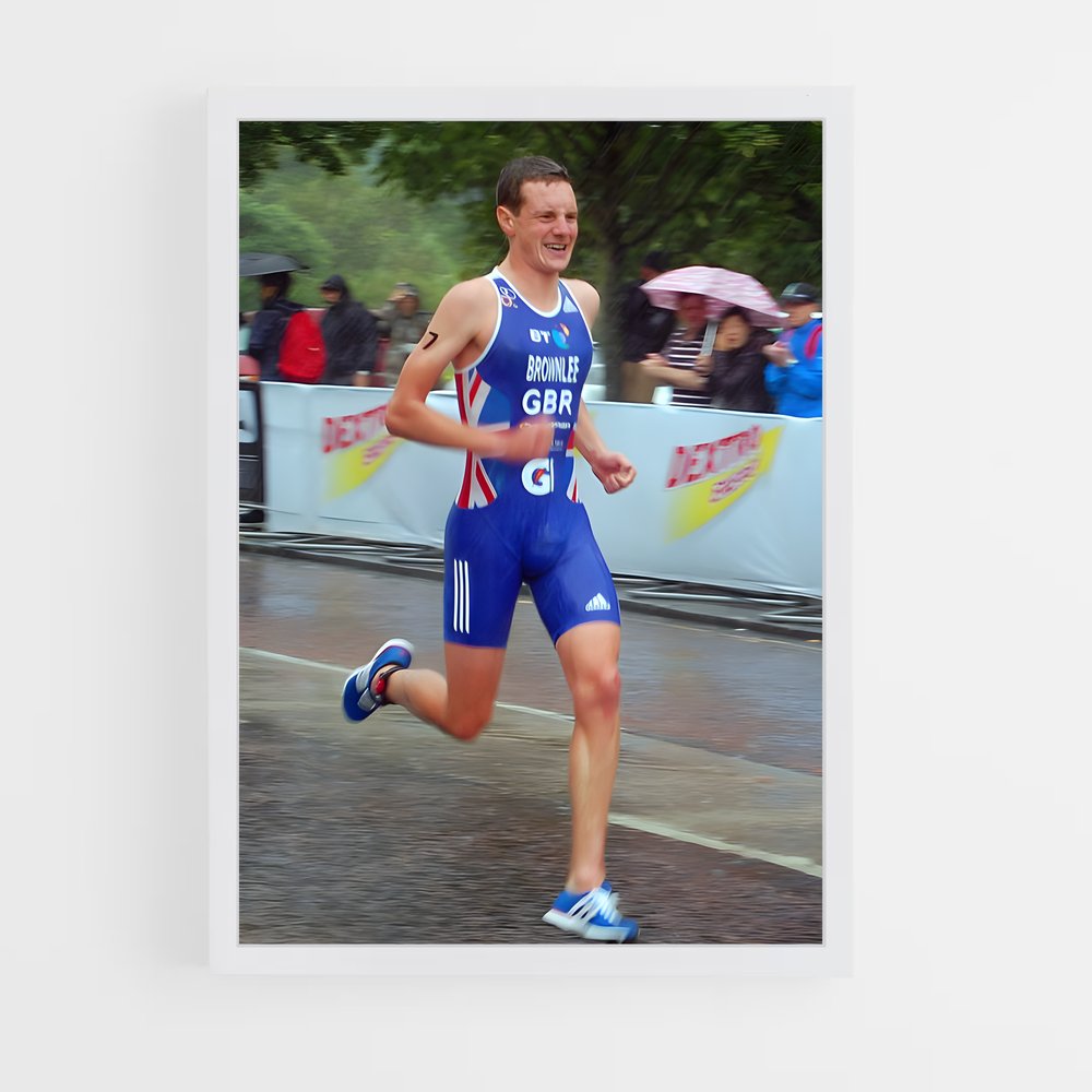 Poster Marathon de l'Ultra Man – affiche Athlétisme (vue 3)